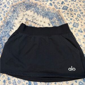 ALO Yoga Black Mini Skirt
